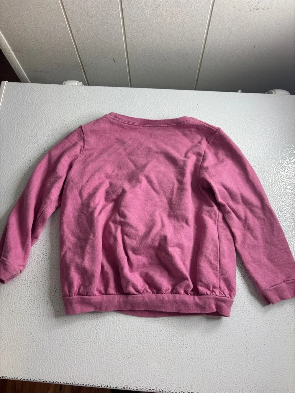 490 - Carter's Pink Sweatshirt with Plush Puppy